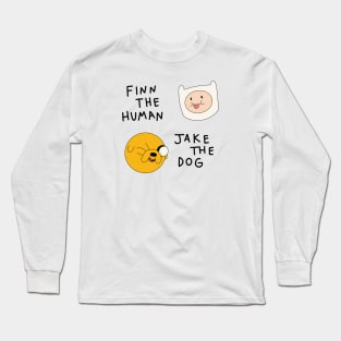 Finn and Jake intro Long Sleeve T-Shirt